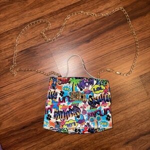 GRAFFITI PRINT PURSE